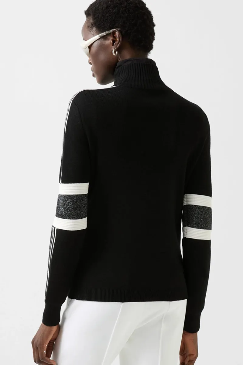 Clearance Lissa Lurex Wool Ski Sweater Women Ski Layers