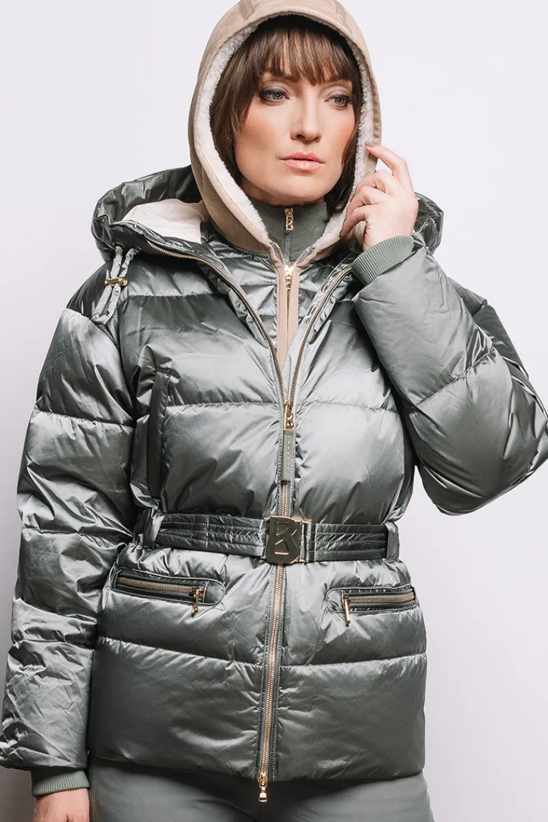 Clearance Lyra Shearling & Down Ski Jacket Women Ski Jackets
