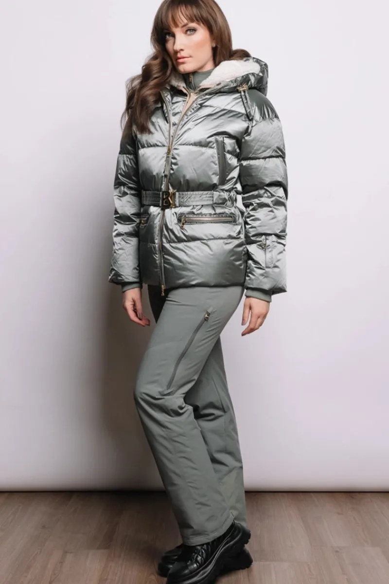 Clearance Lyra Shearling & Down Ski Jacket Women Ski Jackets
