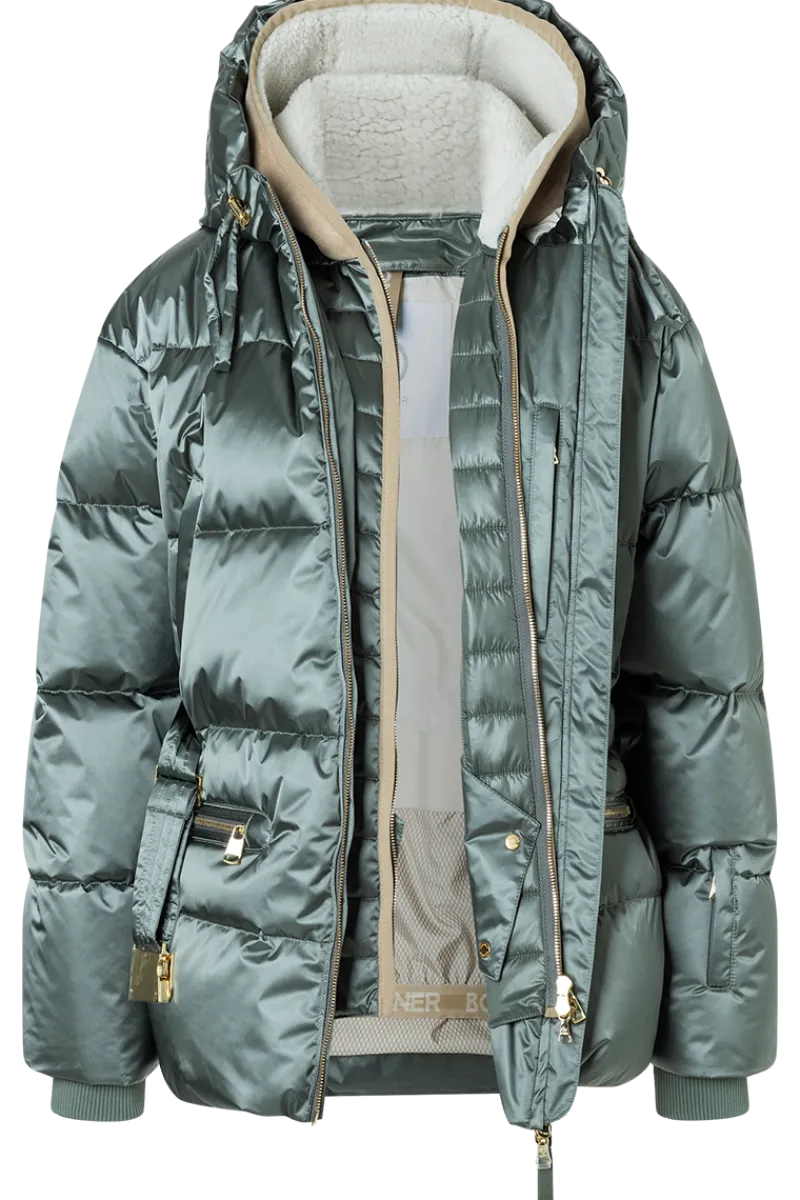 Clearance Lyra Shearling & Down Ski Jacket Women Ski Jackets
