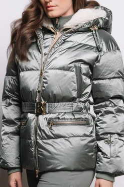 Clearance Lyra Shearling & Down Ski Jacket Women Ski Jackets