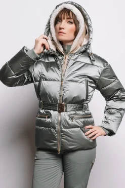 Clearance Lyra Shearling & Down Ski Jacket Women Ski Jackets