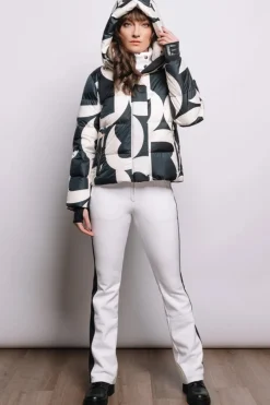 Clearance Maja Down Functional Ski Jacket - B Print Women Ski Jackets