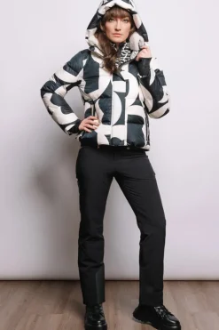 Clearance Maja Down Functional Ski Jacket - B Print Women Ski Jackets