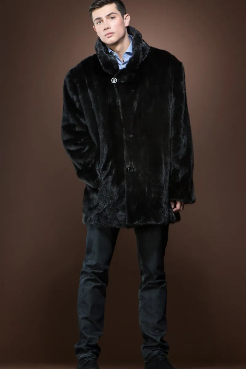 Discount Men's Classic Ranch Mink Fur Jacket Women Furs And Shearlings|Mink