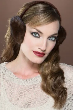 Mink Fur Earmuffs Women Headbands & Earmuffs