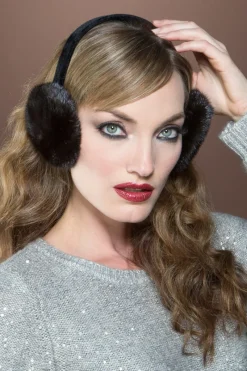 Mink Fur Earmuffs Women Headbands & Earmuffs