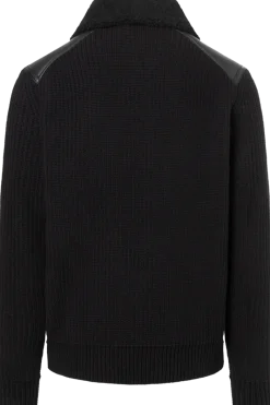 Hot Moritz Leather Knit Jacket Après Ski|Furs And Shearlings