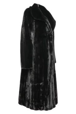Sale Natural Mink Fur Coat - Wing Collar - Straight Sleeve Women Plus Size Furs|Fur Coats