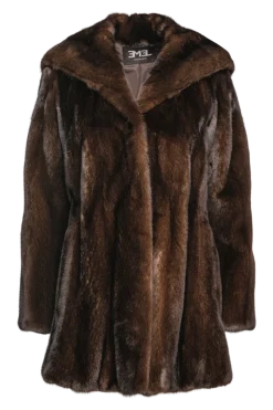 Outlet Natural Mink Shaped Fur Jacket Women Fur Jackets