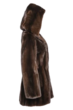 Outlet Natural Mink Shaped Fur Jacket Women Fur Jackets