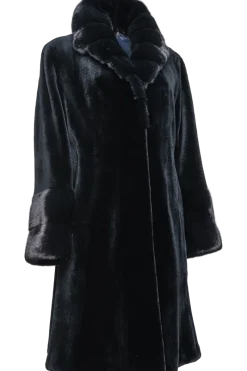 Online Sheared & Long Haired Mink Fur Coat Women Mink|Fur Coats