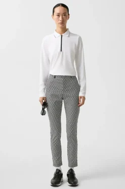 Outlet Nessi Functional Golf Pants - Black Print Women All Golf Clothes