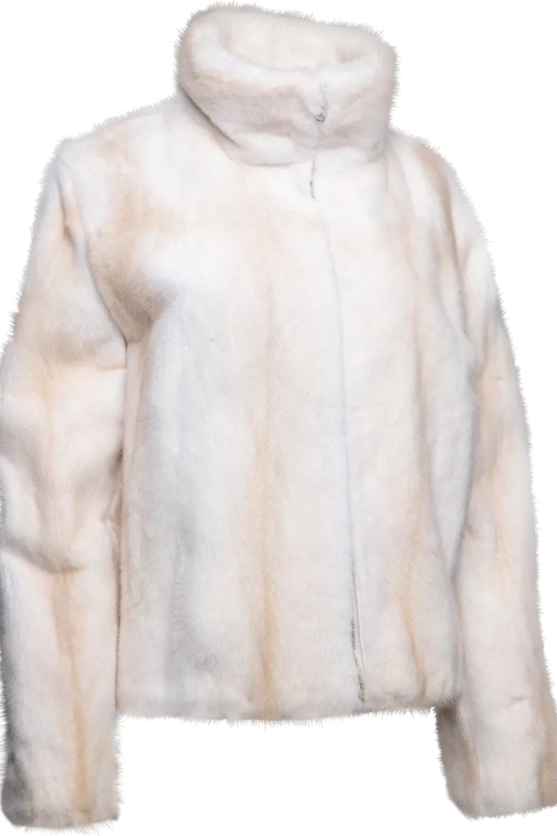 Online Zip-Up Sporty Mink Fur Jacket Women Mink|Fur Jackets
