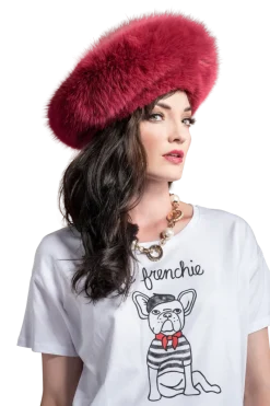 Hot Perforated Fox Fur Hat Women Hats|Fox