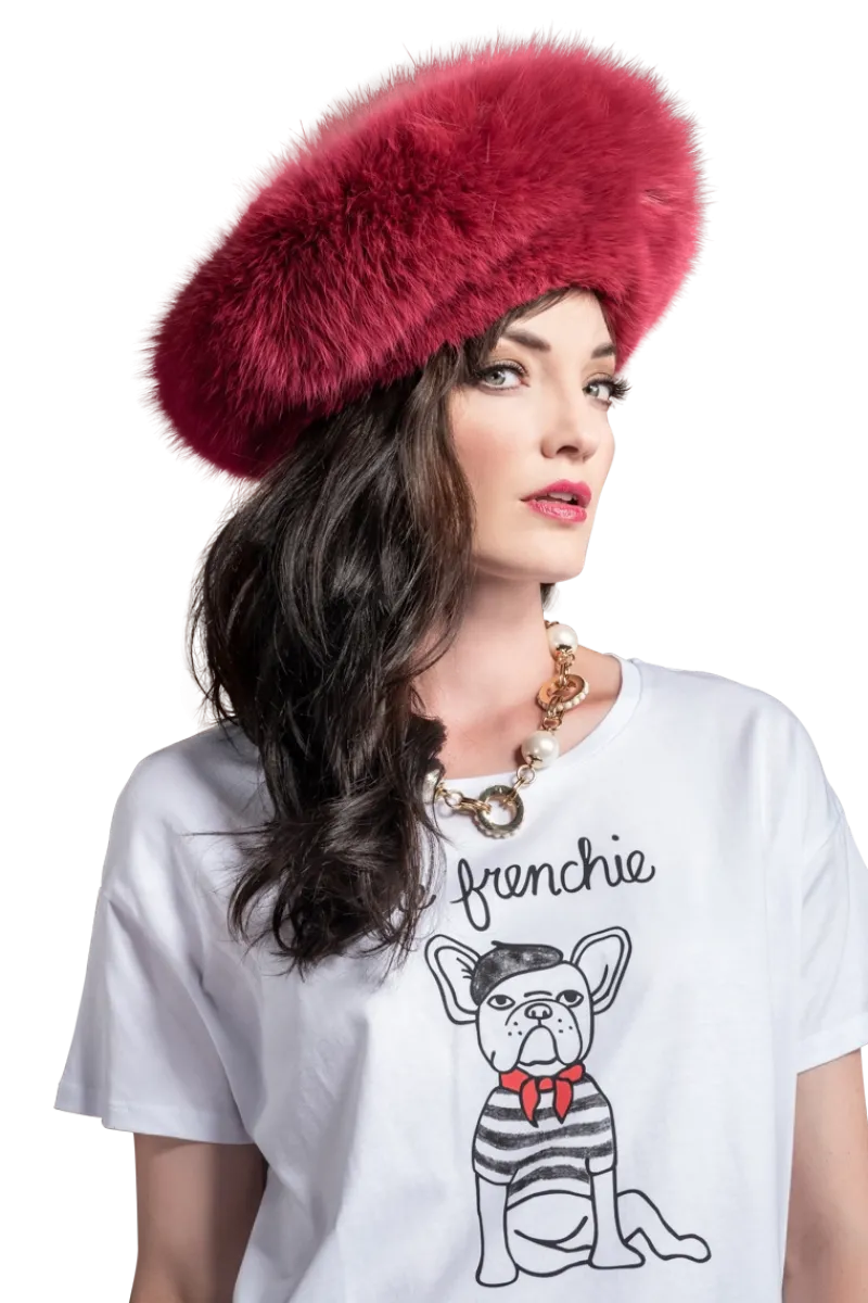 Hot Perforated Fox Fur Hat Women Hats|Fox
