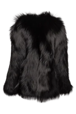 Discount Perforated Fox Fur Jacket Women Fox|Fur Jackets