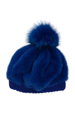 Sale Perforated Mink Beanie Hat-Mink Fur Pom Pom Women Hats|Mink