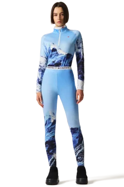 Clearance Printed Base Layer Leggings Women Ski Layers