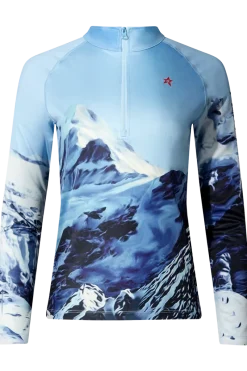 Clearance Quarter Zip Base Layer Top Women Ski Layers