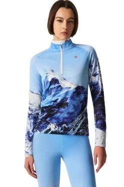 Clearance Quarter Zip Base Layer Top Women Ski Layers
