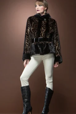 Clearance Ranch and Demi-Buff Mink Fur Jacket Women Fur Jackets