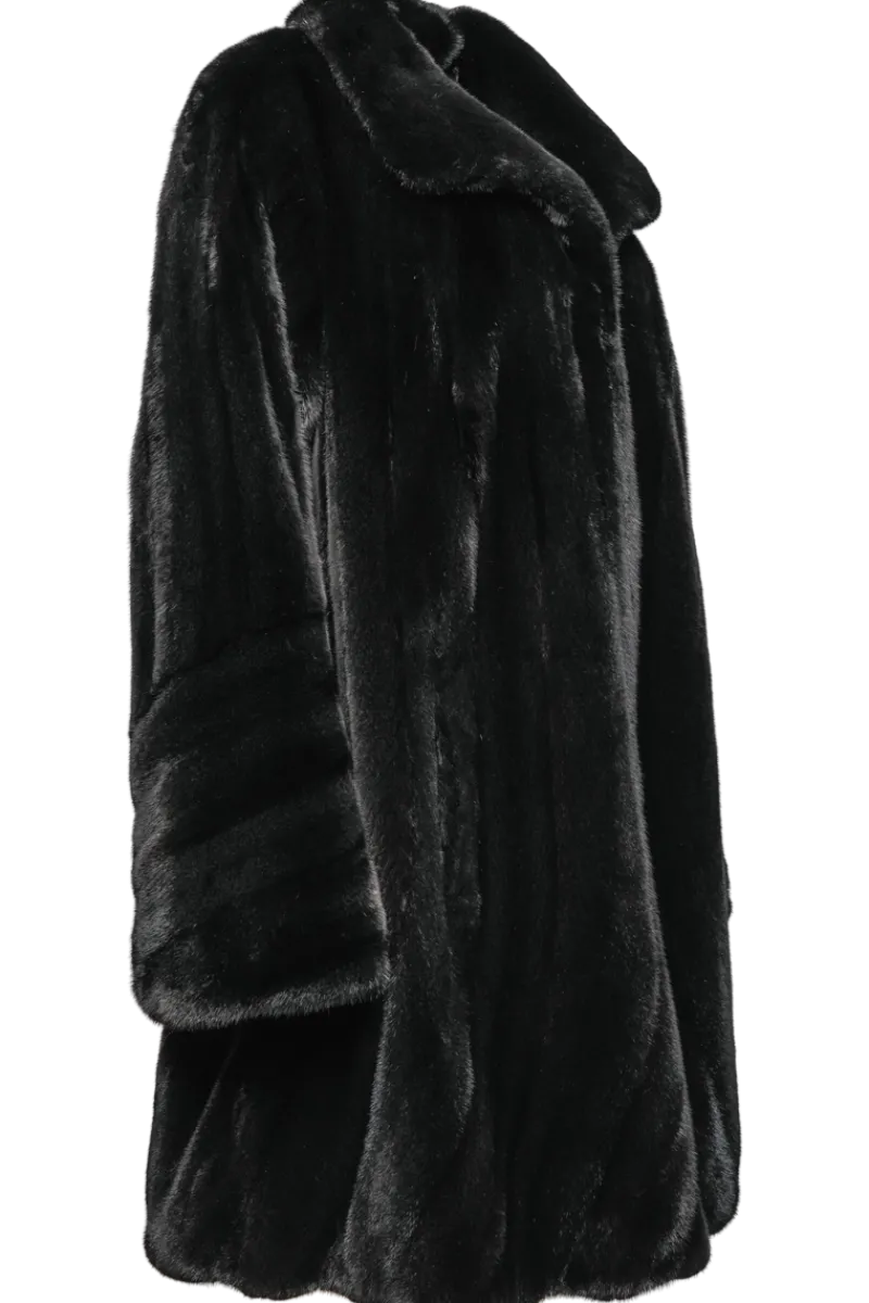Best Mink Coat - Directional Hem And Sleeve Women Mink|Fur Coats