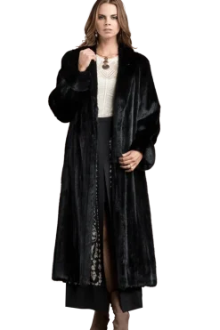 Hot Mink Fur Coat Women Mink|Plus Size Furs