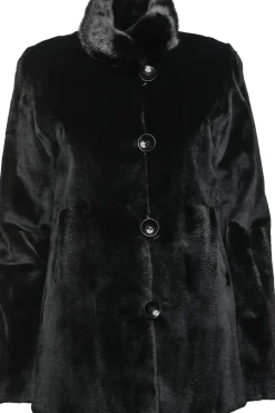 Best Reversible Horizontal Super Sheared & Long Haired Mink Fur Jacket Women Fur Jackets