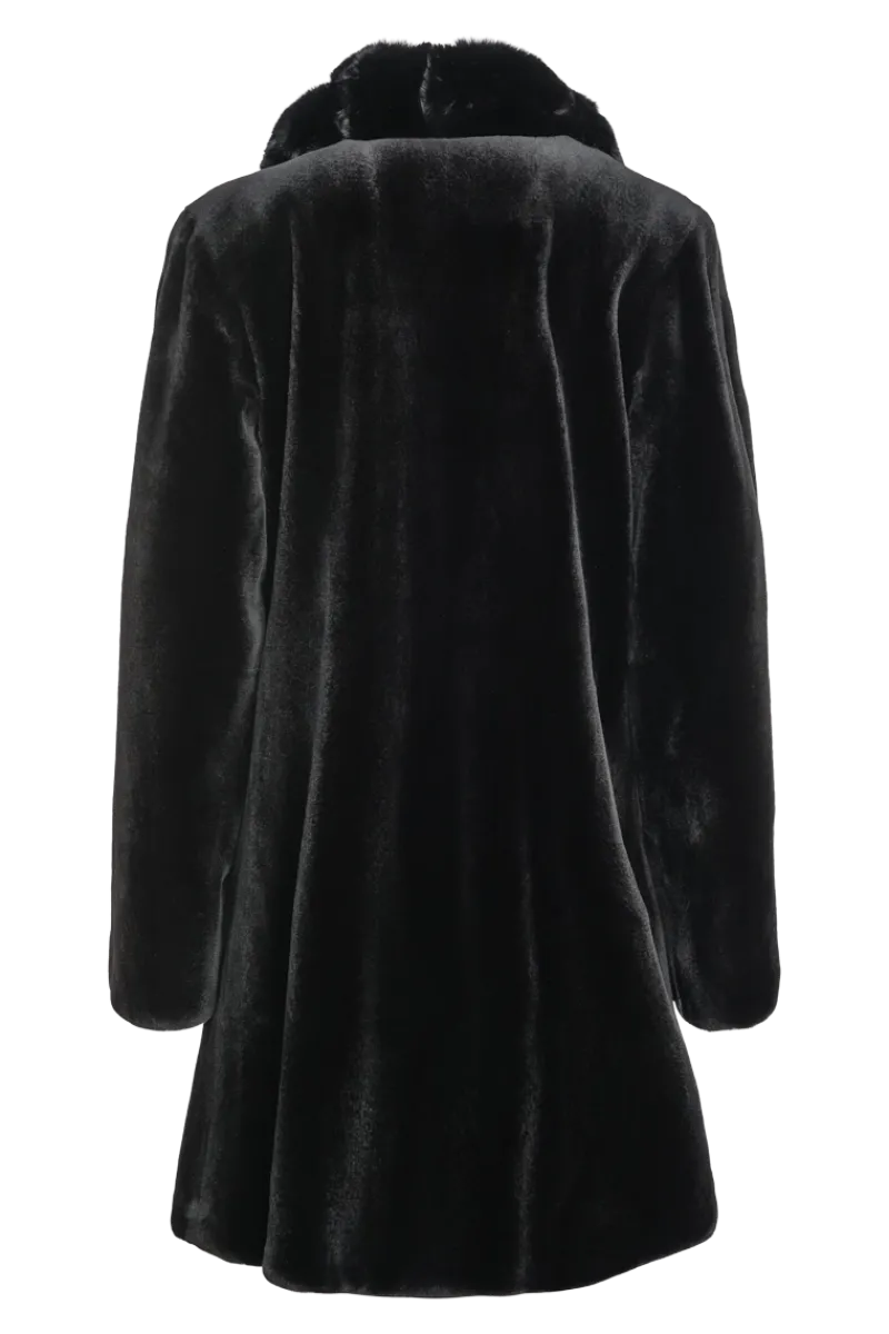 Discount Reversible Sheared Mink and Chinchilla Fitted Mid-Length Fur Coat Women Mink|Fur Coats