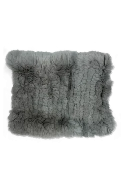 Hot Rex Rabbit Fur Funnel Women Scarves|Rex Rabbit