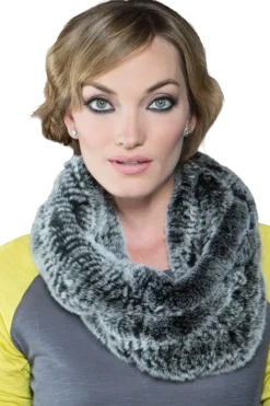 Rex Rabbit Infinity Fur Scarf Women Scarves|Rex Rabbit