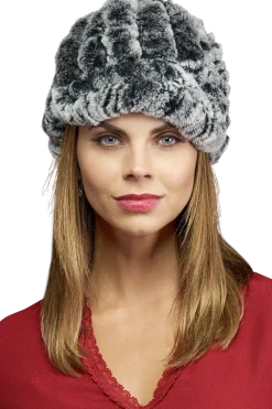 Outlet Rex Rabbit Knitted Fur Cap Women Hats|Rex Rabbit
