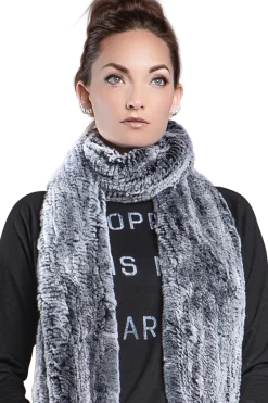 Online Rex Rabbit Knitted Poche Scarf with Pockets Women Scarves|Rex Rabbit