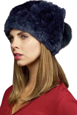 Sale Rex Rabbit Slouch Fur Hat Women Hats|Rex Rabbit