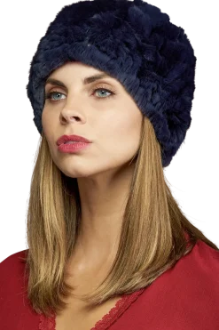 Sale Rex Rabbit Slouch Fur Hat Women Hats|Rex Rabbit