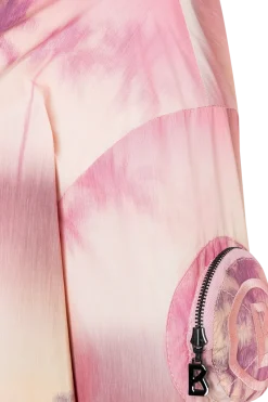 New Romira Peach & Pink Print Blouson Jacket Women All Golf Clothes