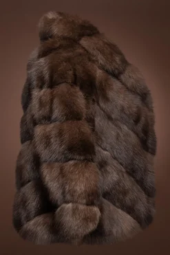 Russian Sable Fur Cape Women Fur Jackets
