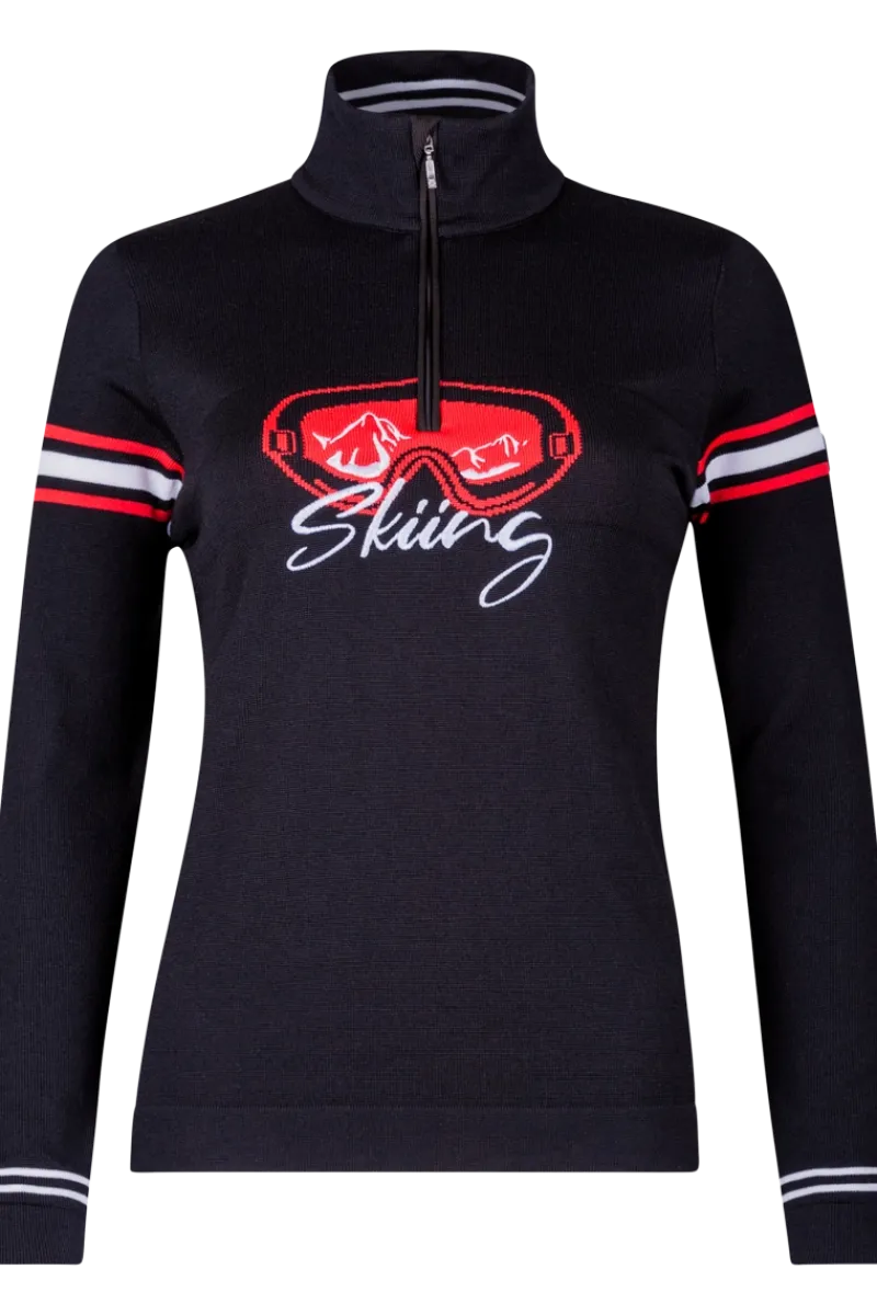 Online Saphira Half-Zip Wool Sweater Women Ski Layers