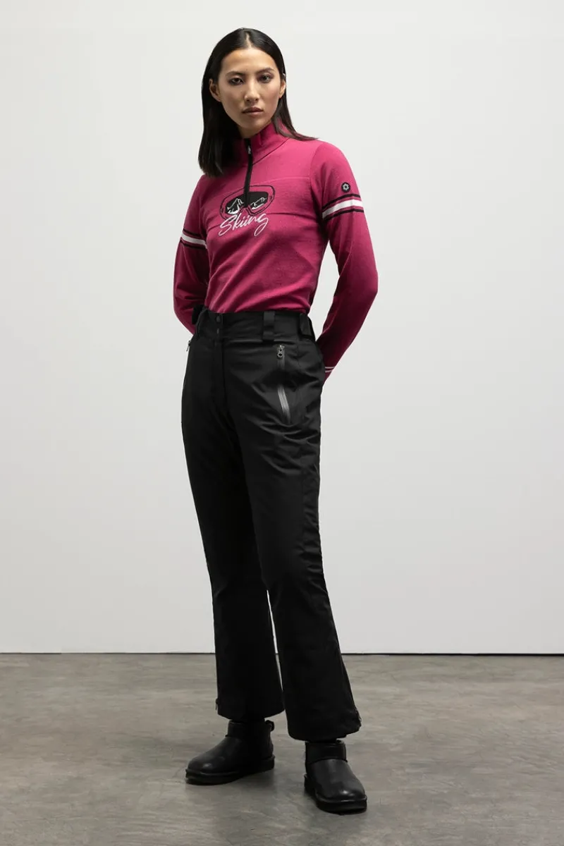 Online Saphira Half-Zip Wool Sweater Women Ski Layers
