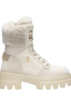 Online Sapporo Mixed Leather Shearling Boots Women Boots & Handbags