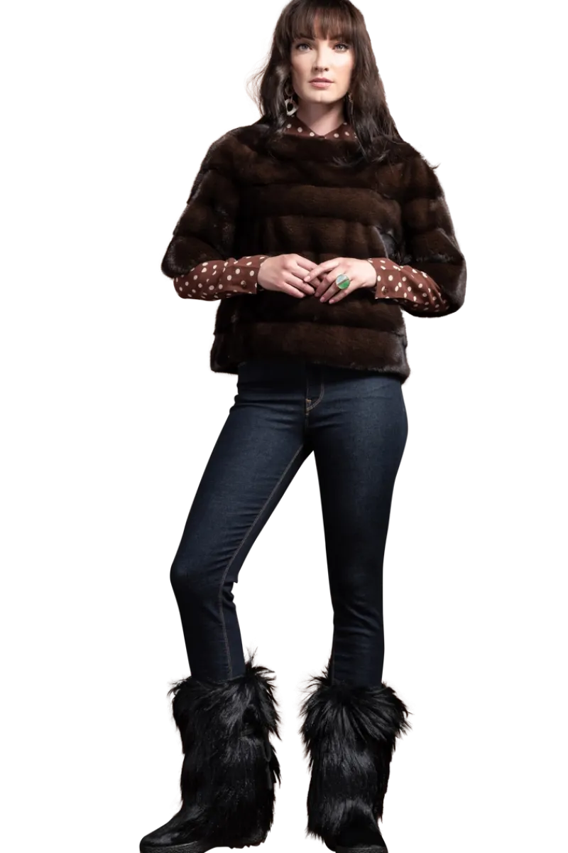 Clearance Sarah2 Goat Wool-Lined Fur Boots Women Après Ski|Boots & Handbags