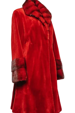 New Sheared & Long Haired Mink Fur Coat Women Mink|Fur Coats