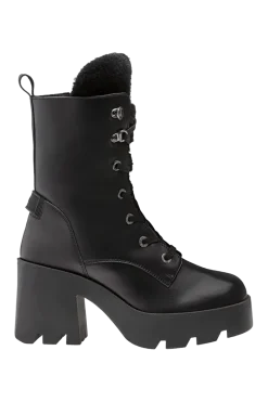 Clearance Seoul Side-Zip Platform Combat Boots Women Boots & Handbags