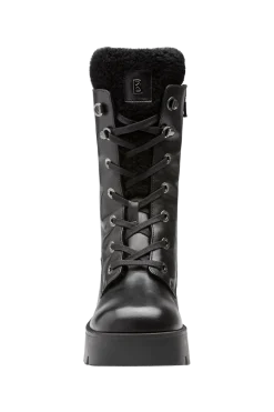 Clearance Seoul Side-Zip Platform Combat Boots Women Boots & Handbags