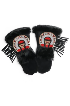 Discount Sings Alone Long Cuff Mittens Women Gloves|Rex Rabbit