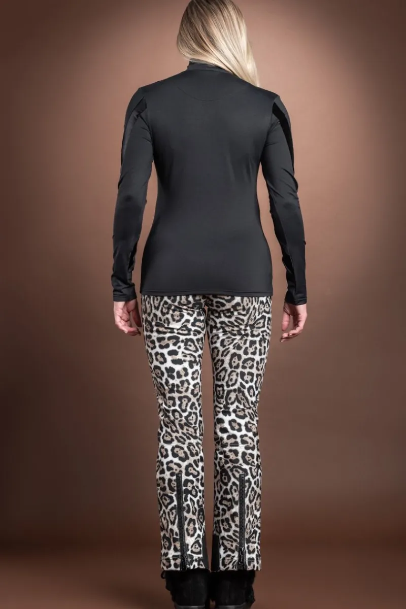 Best Ski Print Sequin Base Layer Women Ski Layers