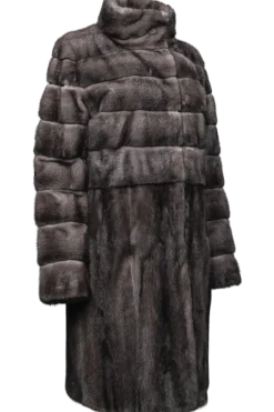 Discount Mink Fur Coat - Horizontal Top Women Mink|Fur Coats