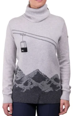 Snow Wool Sweater Women Ski Layers