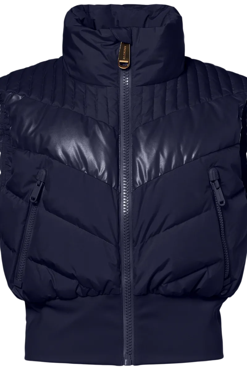 Online Sole Quilted Down Bodywarmer Vest Women Ski Layers